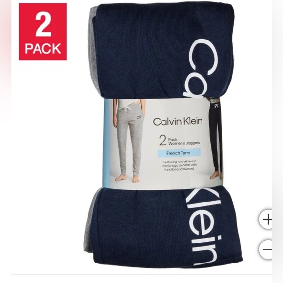 NWT 2 pack Calvin Klein women’s navy and  Gray Sweatpants. Size M. You get both! - Picture 1 of 4